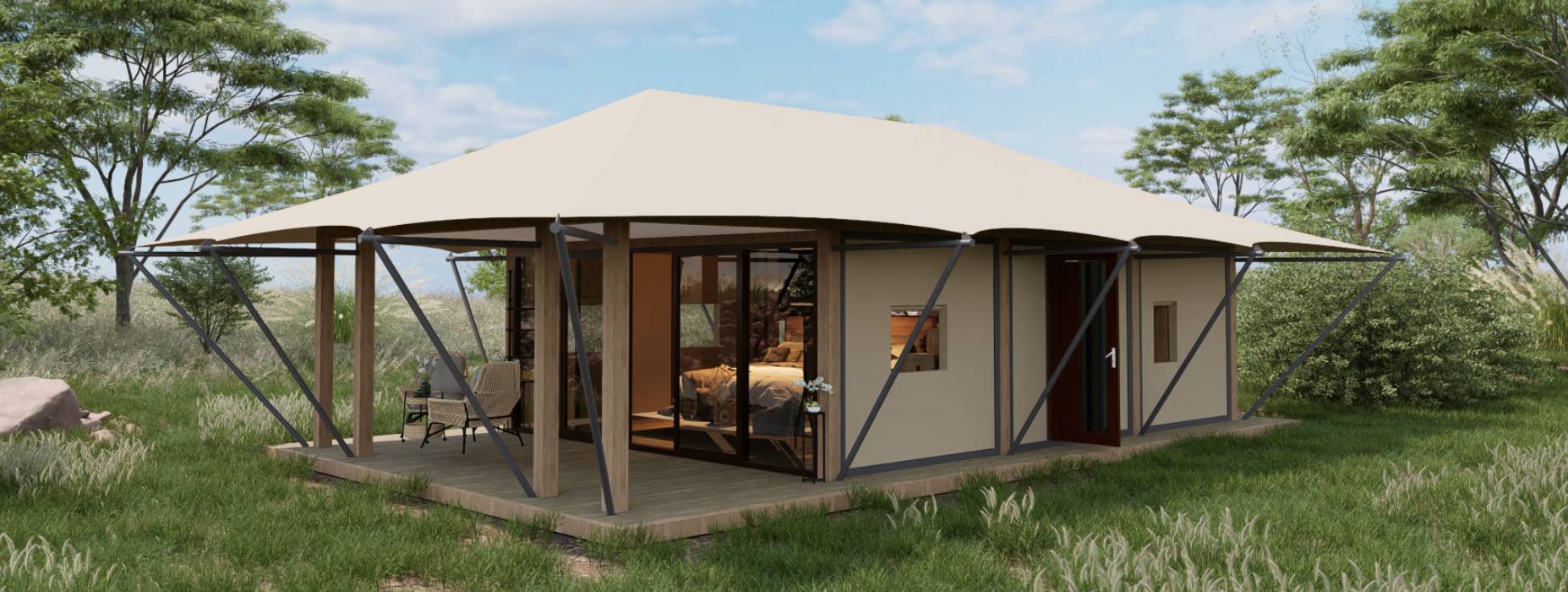 拉孜县户外酒店帐篷厂家